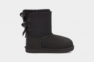 Ugg Bailey Bow II Stövlar Barn Svarta | QO0721948