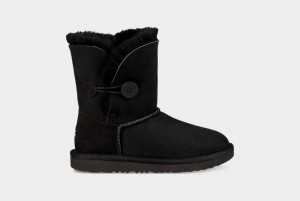 Ugg Bailey Button II Stövlar Barn Svarta | IA2681047