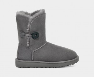 Ugg Bailey Button II Stövlar Dam Grå | UO3107425