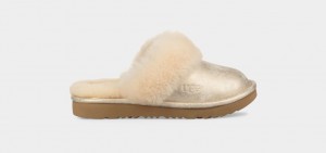 Ugg Cozy II Metallic Tofflor Barn Guld | NC8962473