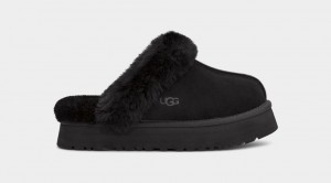 Ugg Disquette Tofflor Dam Svarta | XI0941327