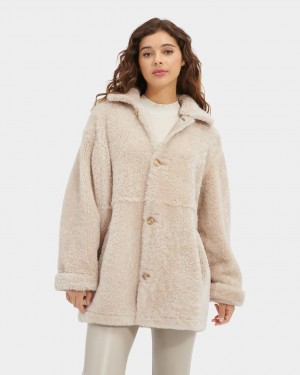 Ugg Faydon Reversible Shearling Jacka Dam Bruna | TJ3645178