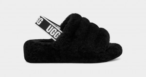 Ugg Fluff Yeah Badtofflor Dam Svarta | NX2368170