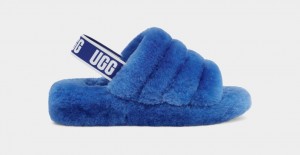 Ugg Fluff Yeah Tofflor Dam Blå | IR7864351