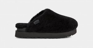 Ugg Fuzz Sugar Tofflor Dam Svarta | JU9536102