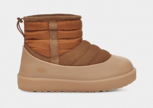 Ugg Klassiska Mini Pull-On Weather Stövlar Herr Bruna | LG8296410