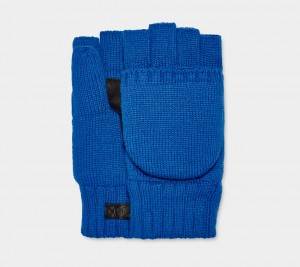 Ugg Knit Flip Mitten Handskar Herr Blå | JP6573814