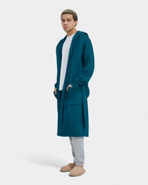 Ugg Leeland Robe Sovkläder Herr Blå | BS3547610