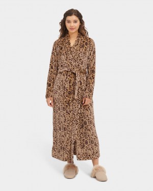 Ugg Marlow Robe Sovkläder Dam Leopard | ZY9357612