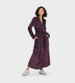 Ugg Marlow Robe Sovkläder Dam Vinröda | LN8726159