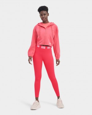 Ugg Mckena Logo Leggings Dam Rosa | FO2690831