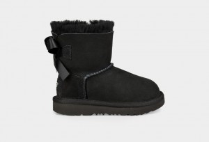 Ugg Mini Bailey Bow II Stövlar Barn Svarta | VT0439275