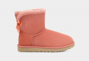 Ugg Mini Bailey Bow II Stövlar Dam Korall | CW0589361