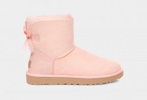 Ugg Mini Bailey Bow II Stövlar Dam Rosa | XT4571639