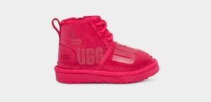 Ugg Neumel II Scatter Tryck Stövlar Barn Röda | OV8147963