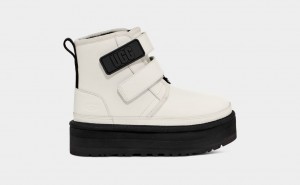 Ugg Neumel Läder Stövlar Barn Vita | BA2835164