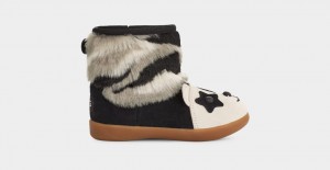 Ugg Panda Stuffie Stövlar Barn Svarta | MJ6915327