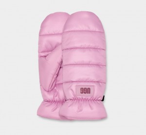 Ugg Puff Yeah All Weather Mitten Handskar Dam Rosa | VX2783094