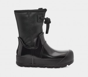 Ugg Raincloud Spets Stövlar Dam Svarta | KX0961238