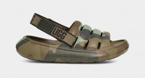 Ugg Sport Yeah Camopop Sandaler Herr Gröna | NU6897051