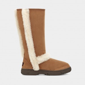 Ugg Sunburst Höga Stövlar Dam Bruna | AD1950874