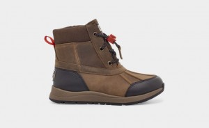 Ugg Turlock Läder Weather Stövlar Barn Bruna | HY1275638