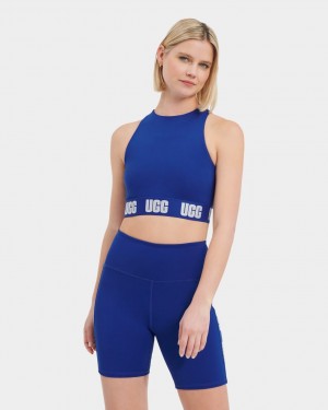 Ugg Wilmina Logo Bralette Blast Dam Mörkblå | XN3254867