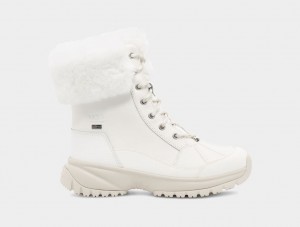 Ugg Yose Fluff Stövlar Dam Vita | XZ8723964