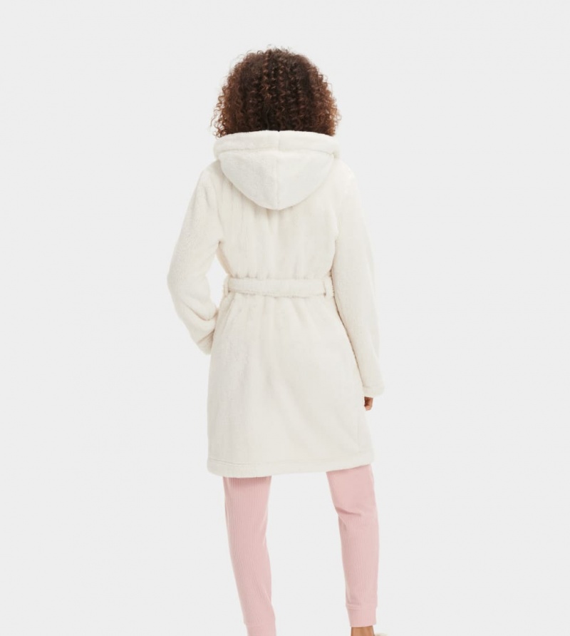 Ugg Aarti Plush Robe Sovkläder Dam Grädde | ZH1048596