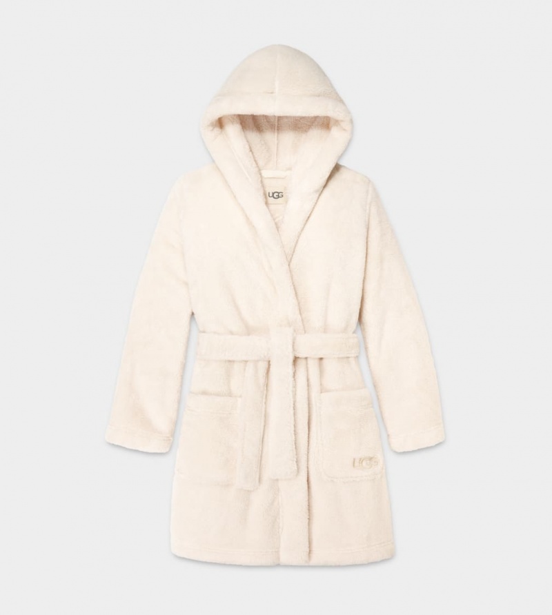 Ugg Aarti Plush Robe Sovkläder Dam Grädde | ZH1048596