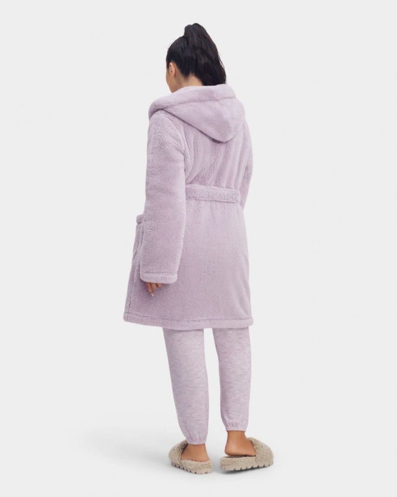 Ugg Aarti Plush Robe Sovkläder Dam Lila | KA5691083