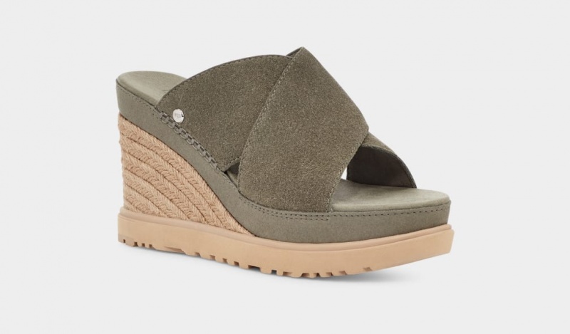 Ugg Abbot Badtofflor Dam Gröna | RB7531084