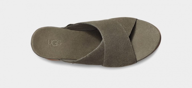 Ugg Abbot Badtofflor Dam Gröna | RB7531084