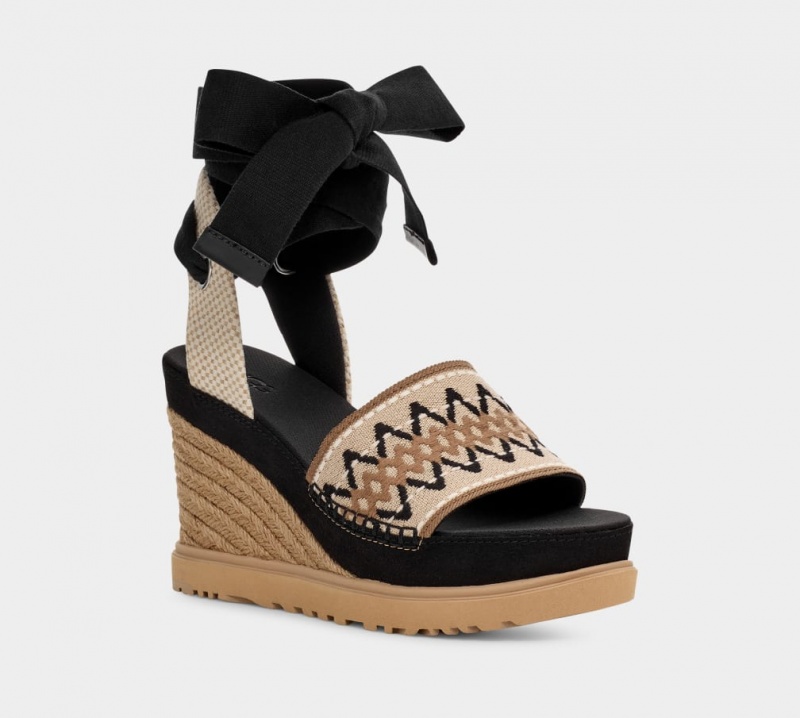 Ugg Abbot Wrap Sandaler Dam Svarta | PM6401732