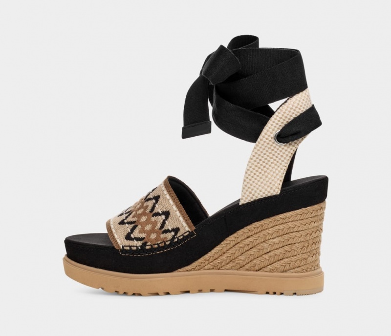 Ugg Abbot Wrap Sandaler Dam Svarta | PM6401732