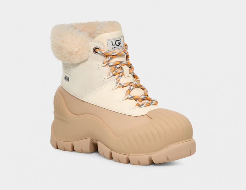 Ugg Adiroam Hiker Stövlar Dam Khaki Vita | NW0925416