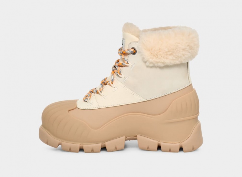 Ugg Adiroam Hiker Stövlar Dam Khaki Vita | NW0925416