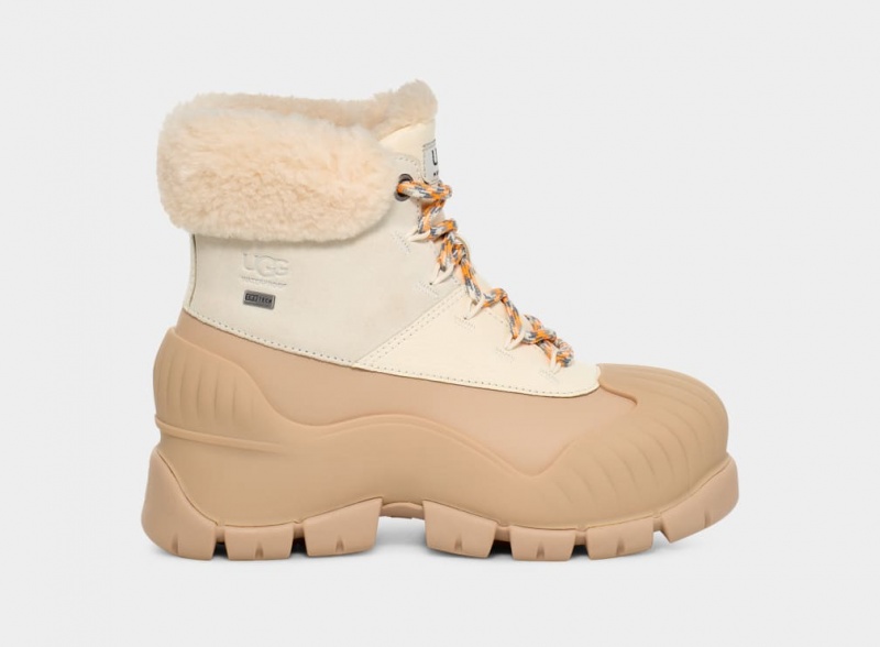 Ugg Adiroam Hiker Stövlar Dam Khaki Vita | NW0925416