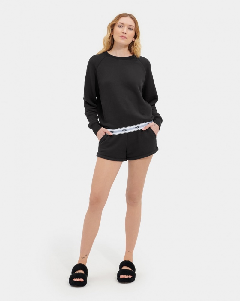 Ugg Albins Shorts Dam Svarta | JE6087194