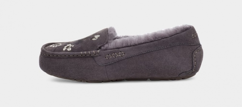 Ugg Ansley Blossom Tofflor Dam Mörkgrå | DX7651409