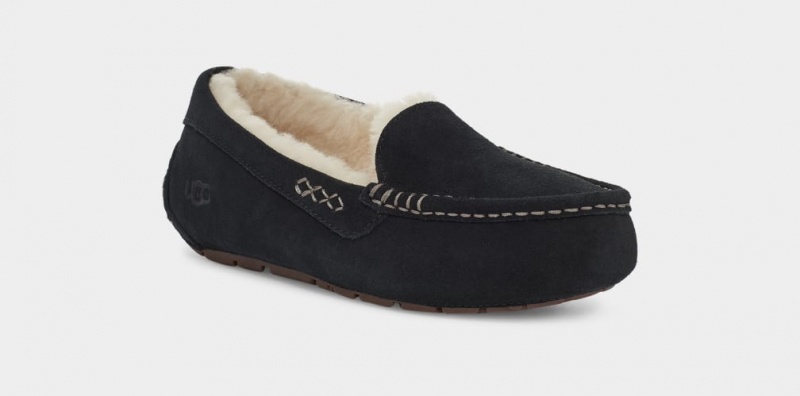 Ugg Ansley Mockasiner Dam Svarta | VR1927834