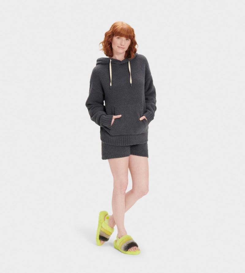 Ugg Asala Hoodie Dam Obsidian | AQ5472368