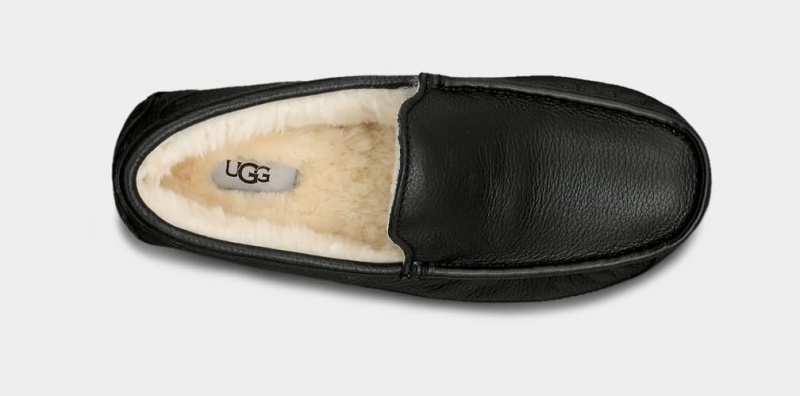 Ugg Ascot Läder Mockasiner Herr Svarta | KZ5376094