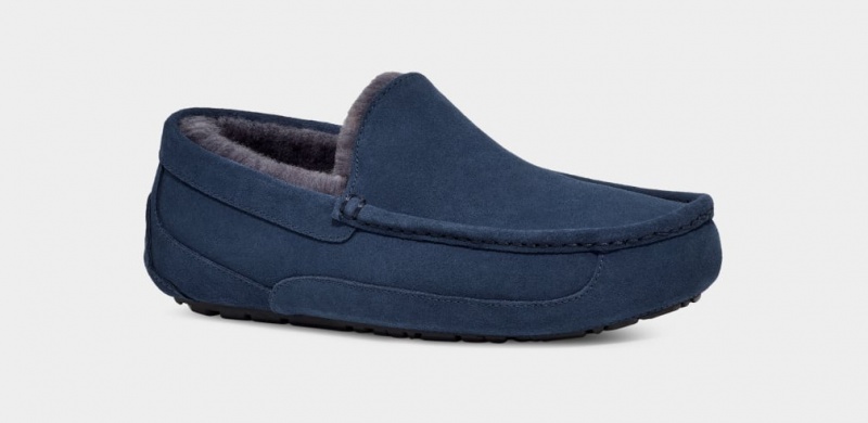 Ugg Ascot Mockasiner Herr Blå | DB2479518