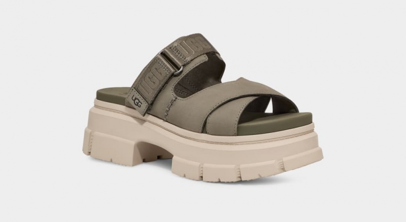 Ugg Ashton Badtofflor Dam Gröna | OI7396251