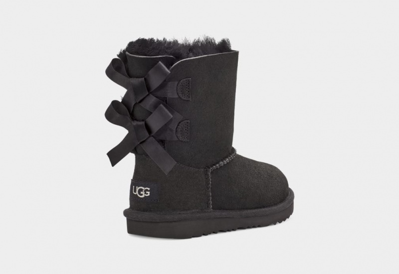 Ugg Bailey Bow II Stövlar Barn Svarta | QO0721948