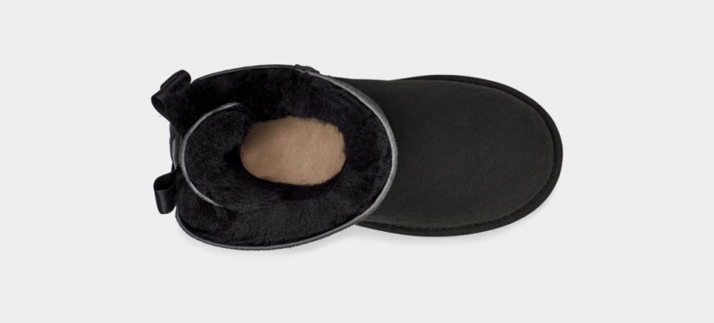 Ugg Bailey Bow II Stövlar Barn Svarta | QO0721948