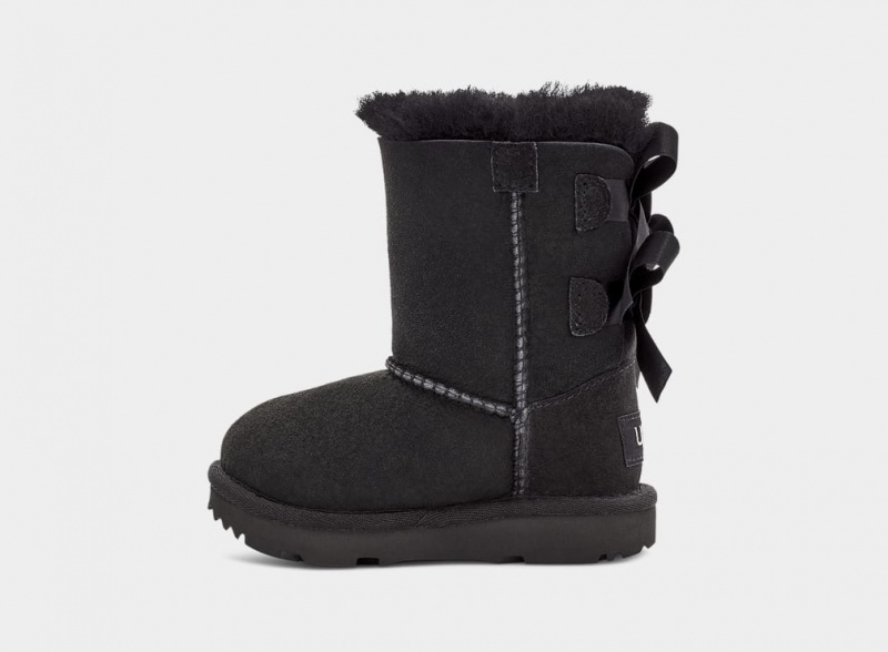 Ugg Bailey Bow II Stövlar Barn Svarta | WO2913865