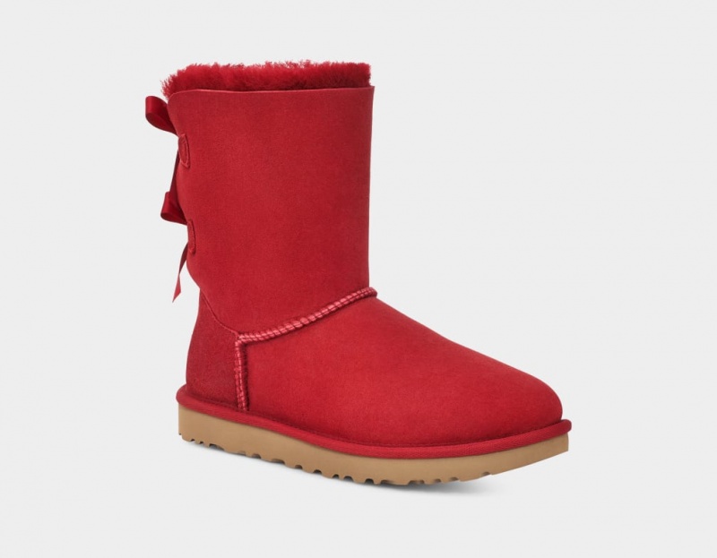 Ugg Bailey Bow II Stövlar Dam Röda Vinröda | OX3560782