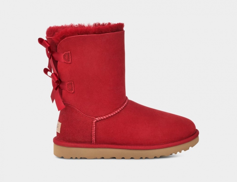 Ugg Bailey Bow II Stövlar Dam Röda Vinröda | OX3560782